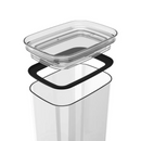 Porta Mantimento Retangular Tampa Hermética Natural Block 1,5L