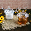 Kit para Mesa Posta de Cristal Pearl Coração 5 Peças
