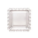 Bowl Quadrado de Cristal Coração Pearl Transparente 8,5cm