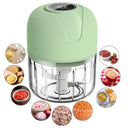 Mini Processador Triturador Sem Fio Elétrico De Alimentos Para Legumes Alho Gengibre 250ML