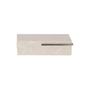 Caixa em MDF Revestido em PU Cinza 24cm P