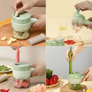 Cortador Elétrico De Legumes 4 Em 1 Sem Fio SlicePro