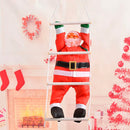 Enfeite De Natal De Pendurar Papai Noel Na Escada 50Cm U / UNICA