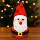 Enfeite De Natal Papai Noel Craquelado Com Led A Bateria U / UNICA