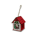 Enfeite Casinha mdf Para Pendurar C/ Led 9cm 23986 - Vencedor