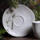 Jogo 6 Xícaras de Café com Pires Lavanda 120ml