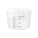 Kit 4 Potes Herméticos Porta Mantimento com Copo Medidor 2,5 Litros