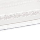 Manteigueira de Cristal de Chumbo Tampa Coração 17cm