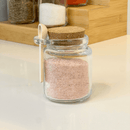 Porta Tempero de Vidro com Colher de Bambu 240ml
