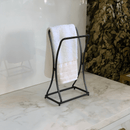 Porta Toalha Lavabo Black Aço Preto