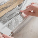 Organizador e Cortador de Rolos Duplo Clear Branco