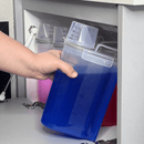 Pote Hermético Porta Mantimento com Copo Medidor de Plástico 2,5L