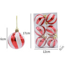 Kit 6 Peças Bolas De Natal