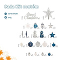 Kit 70 Bolas decoração de natal árvore pendente bolinhas enfeites natalinos casa pisca pisca led