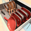 Suporte Organizador Para Formas e Travessas Cromado