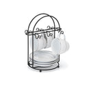 Suporte Para Xícaras De Cafe Preto