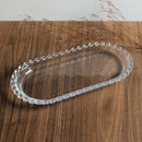 Kit para Mesa Posta de Cristal Pearl Coração 5 Peças