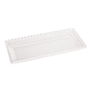 Travessa Retangular Cristal de Chumbo Coração 30cm